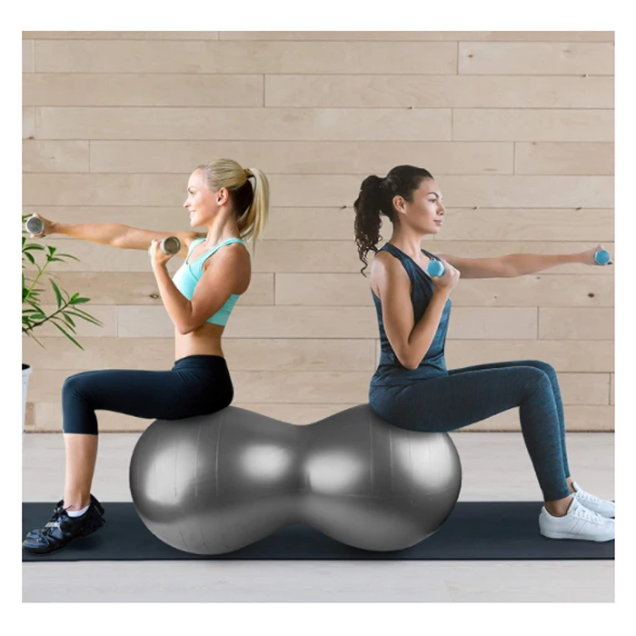 2023 Inflatable Pilates Fitness Exercise Yoga Peanut Gym Ball