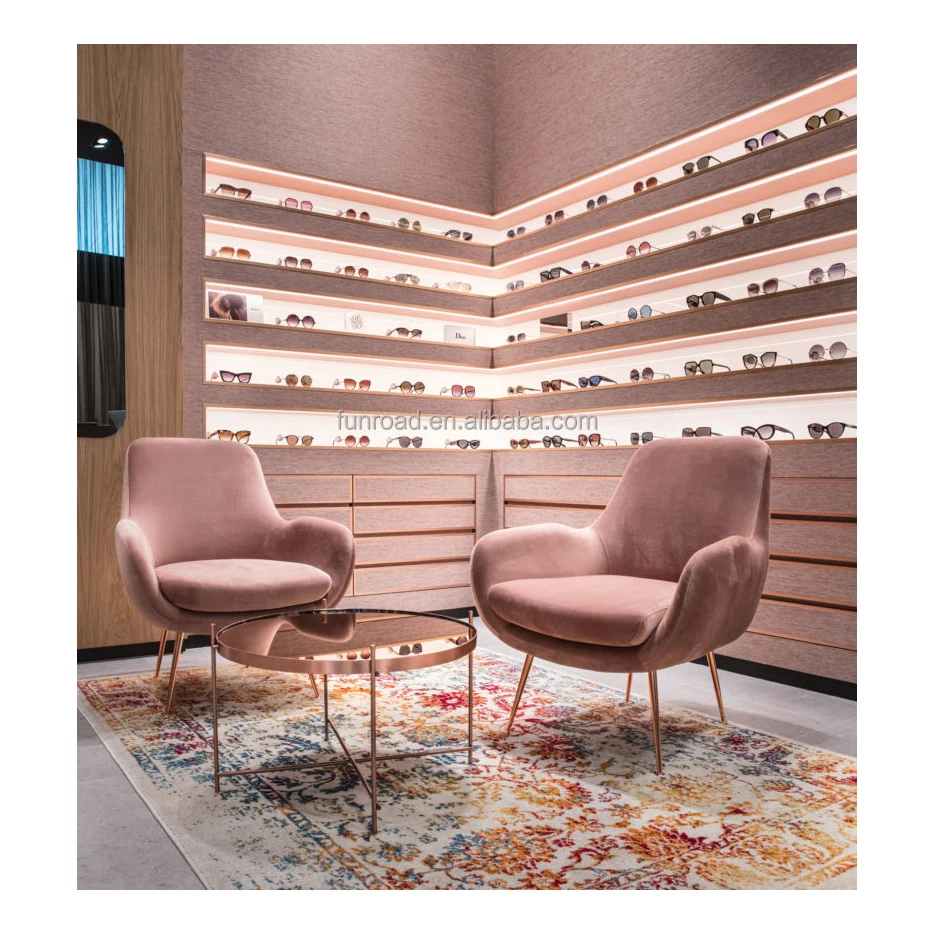 Pink Shop  Design Glasses Display Racks for Optical