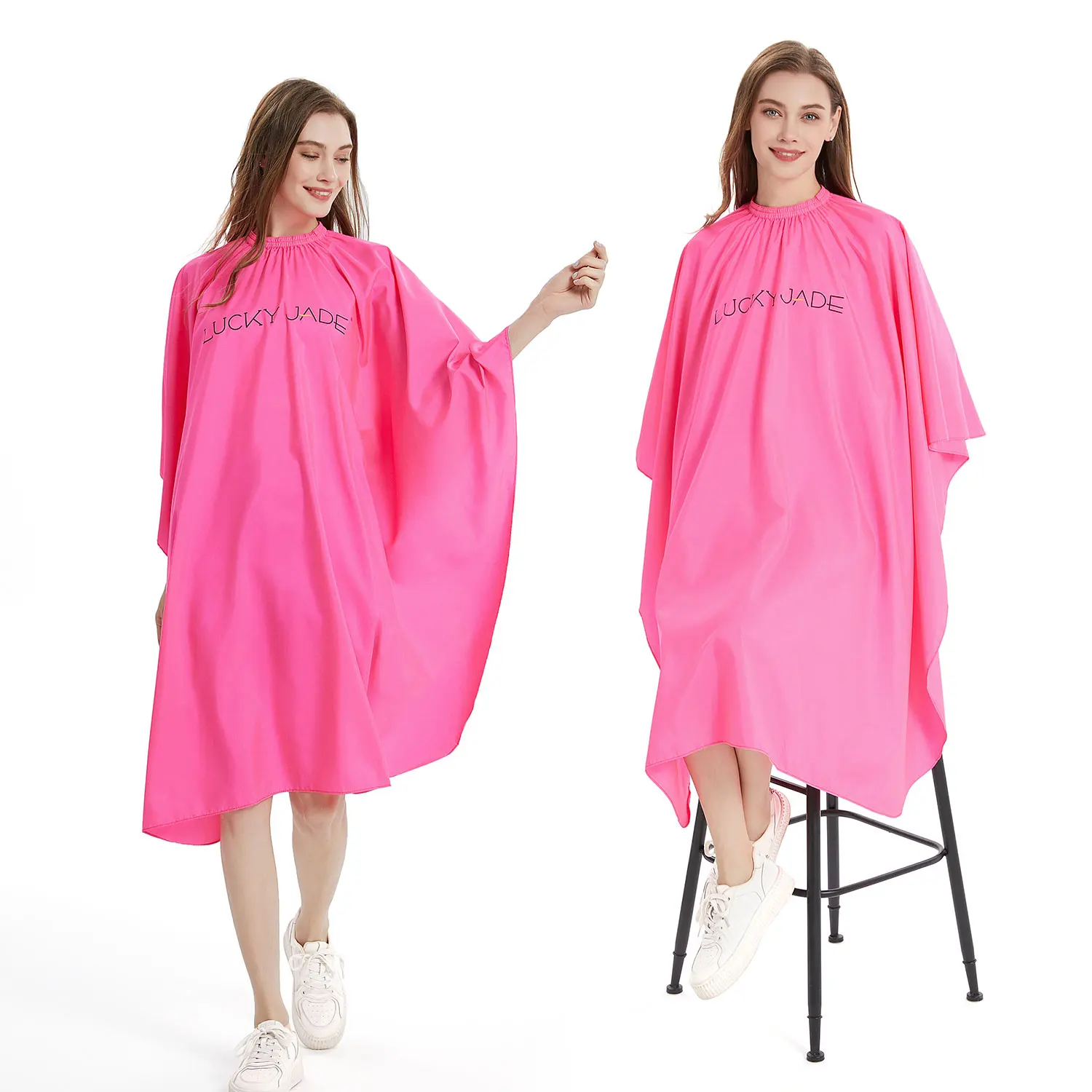 Hairdressing Designer Barber Cape Cheap Hair Cutting Salon Accessories Soft Light Weight Polyester Salon Cape Hairdressers Tools
