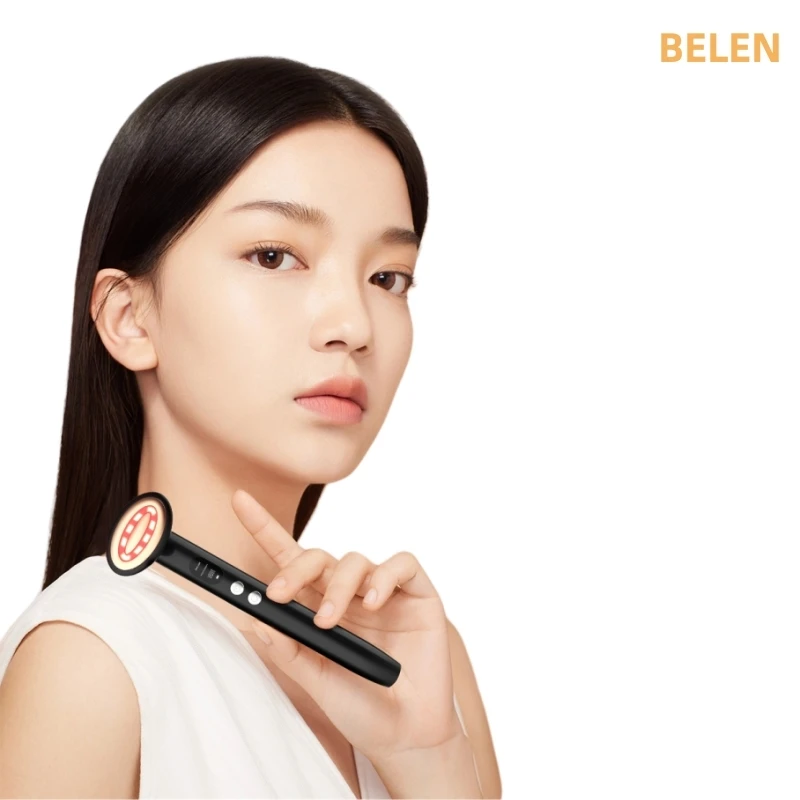 New Design EMS Micro Current Eye Wand Skin Tightening 9 Colors Light Therapy Device Eliminating Wrinkles Eye Beauty Machine