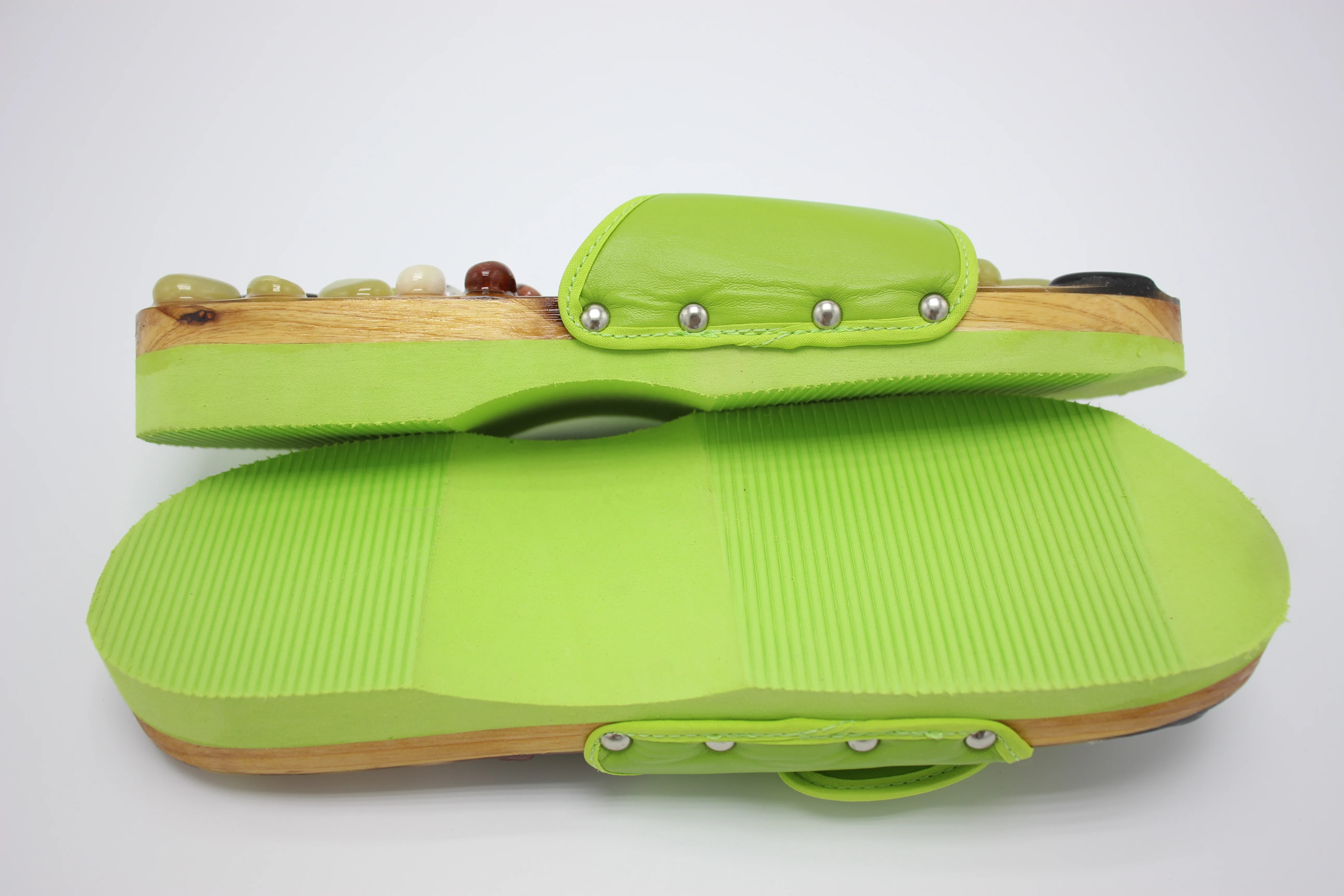 
natural stone Massage slipper,acupuncture foot massage shoes 