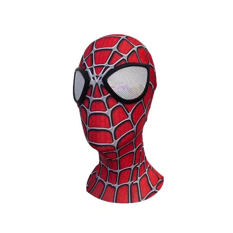 Spider-Man hero expedition headgear pvc mask Marvel Comics Halloween movie black Spider-Man battle suit