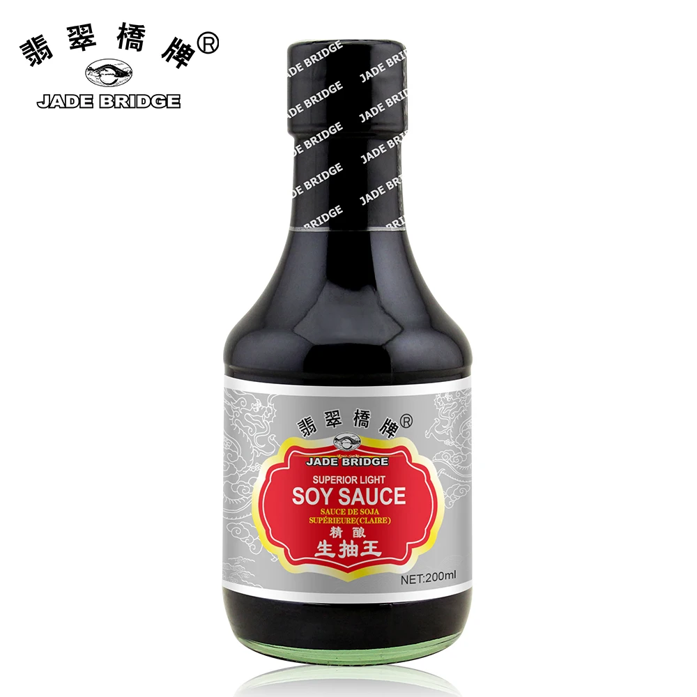 Chinese Factory Natural Soybean Organic 100% Pure Healthy Light Soy Sauce at Cheap Price