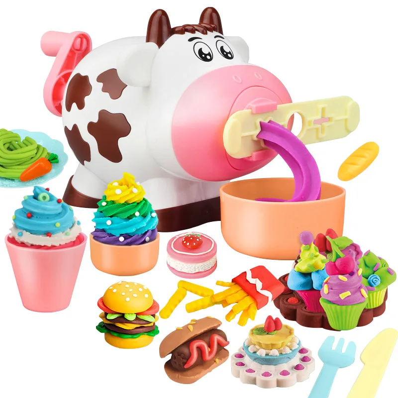 Handmade Toys Clay For Kids Modeling Clay Toys Plasticine Noodles Food Modelling Clay Playdough Toys For Kids