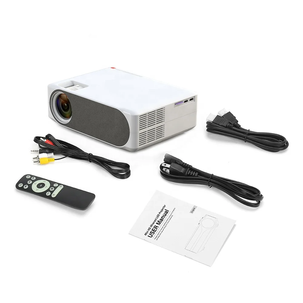  [Лидер продаж на Amazon] Заводской OEM ODM 6000 люменов оригинальный 1080p Full HD 4K LCD светодиодный видео портативный проектор для домашнего кинотеатра [Amazon Лидер продаж] Native LED