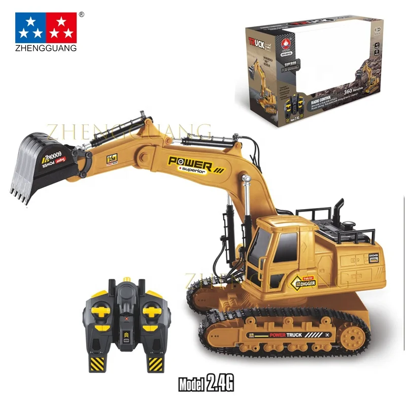 Строительный автомобиль Zhengguang 8 каналов 2 4 ГГц экскаватор с дистанционным управлением беспроводной электрический детские