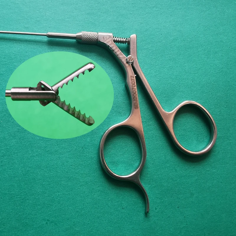 3FR 4Fr 5Fr Flexible Grasping Forceps Semi Rigid  grasping forceps Alligator Forceps  ,6mm jaw, 600mm length