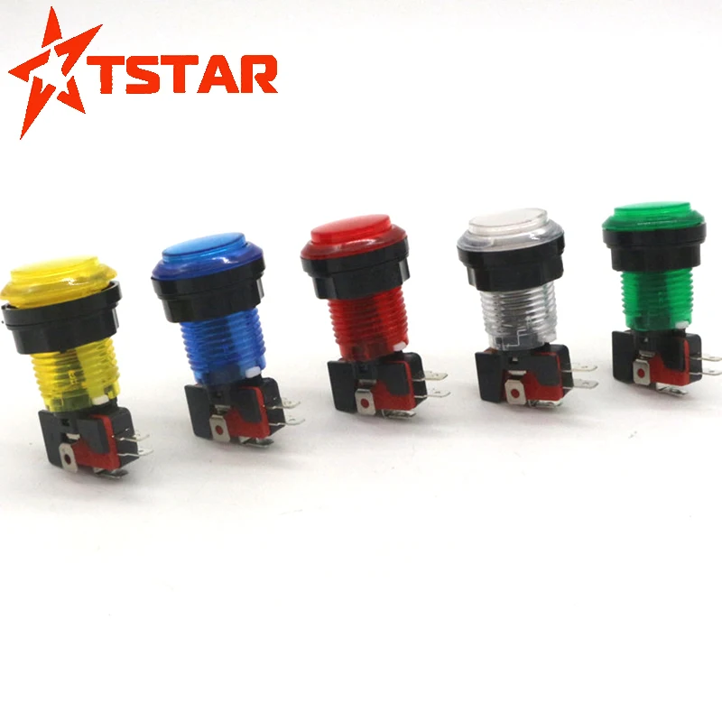 Cheap 12V momentary led push button switch for arcade machines