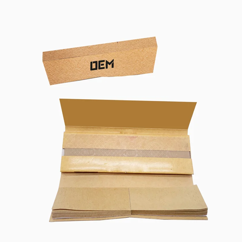 Manufacturer Designed Natural Unrefined Inside Out Rolling Paper