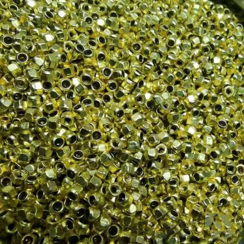 Gold sliver black self lock nuts fingerboard locknuts