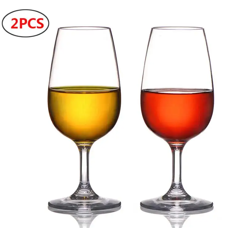 Высококачественные пластиковые бокалы для вина из тритана от производителя, небьющиеся бокалы для вина, золотые бокалы 20 унций/600 мл