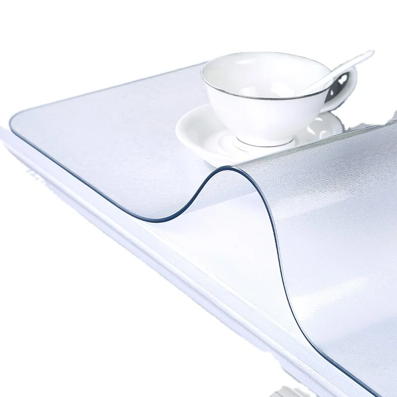
OEM ODM Custom New Printed Waterproof Soft Glass Transparent Plastic PVC Tablecloth 
