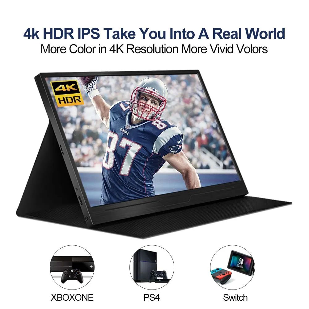 
14 inch multi-function portable monitor 3840x2160 lcd monitors computer gaming Monitor 