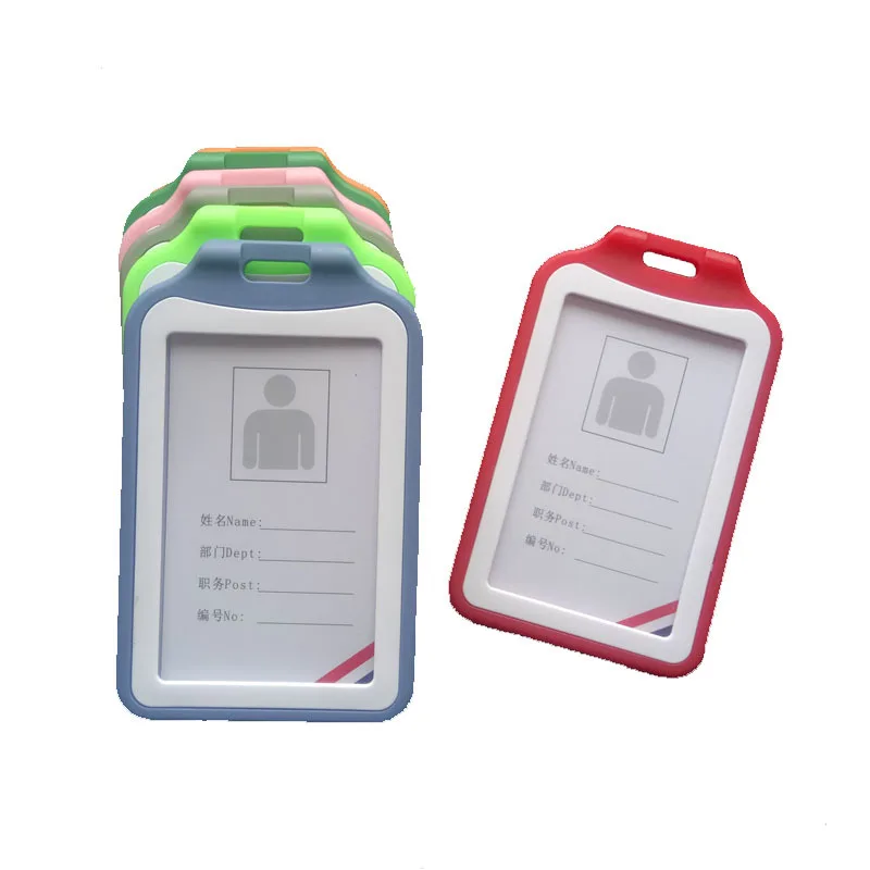Бейдж для удостоверения личности, пластиковый шнурок для рабочего удостоверения личности, ремешок на шею, держатель для карт для автобусов, держатель для студенческих карт