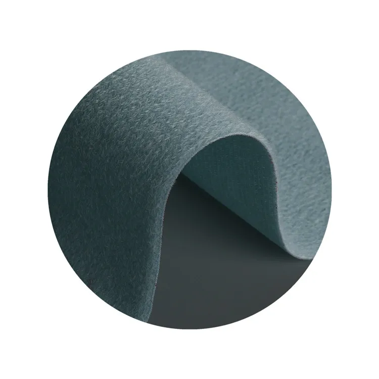 manufacturer directly supply 100% polyester hook receptive fabric Customized colorful tricot sticky fabric