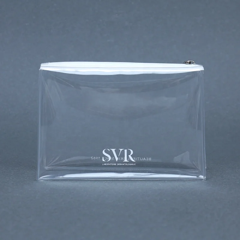 Clear Waterproof mobile phone TPU leather duffle traveling bag for cosmetic or phone