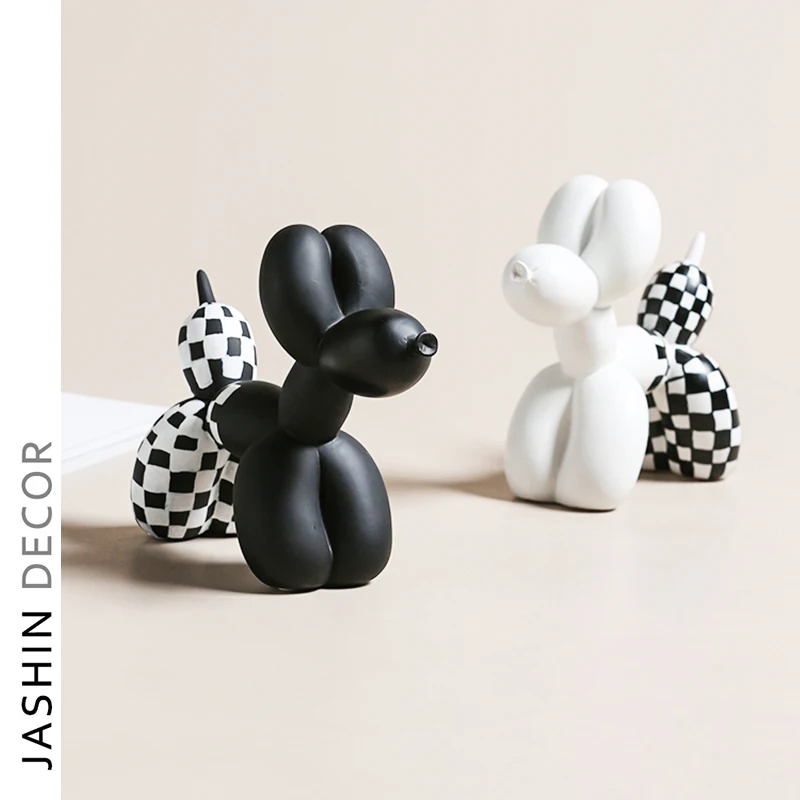 American resin crafts home living room TV cabinet desktop Balloon dog decorations