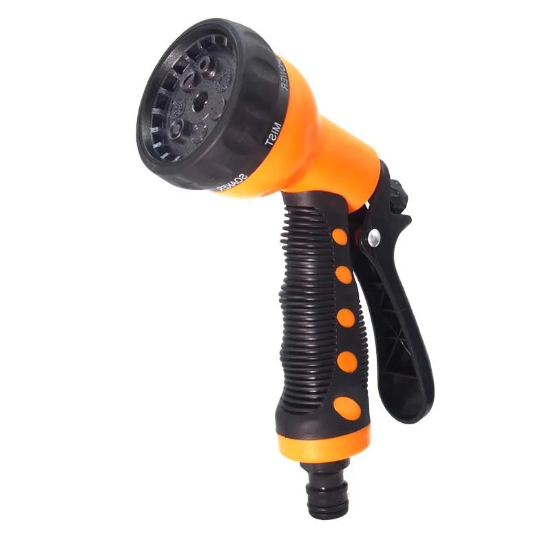 Plastic 7 function water spray gun for garden