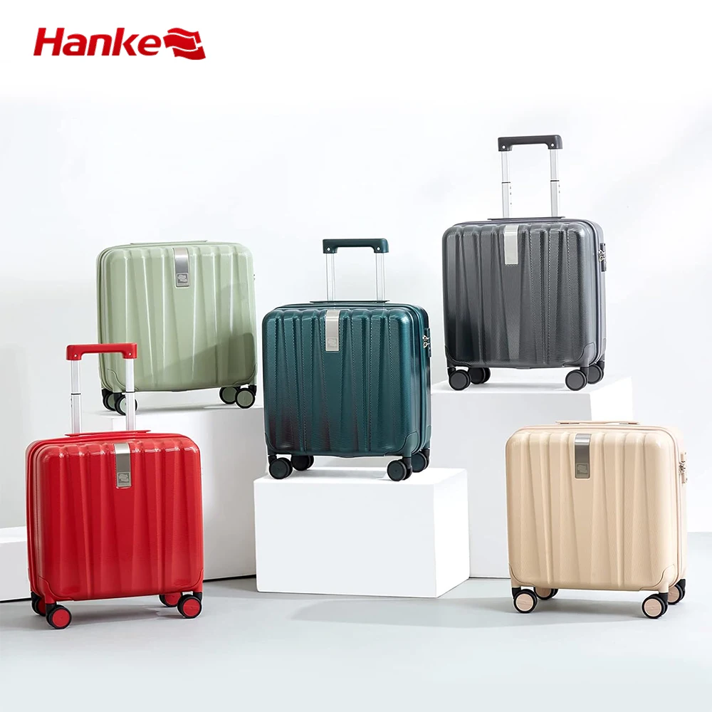 Hanke small trolley case 16 inch boarding universal wheel suitcase cabin business travel luggage bag