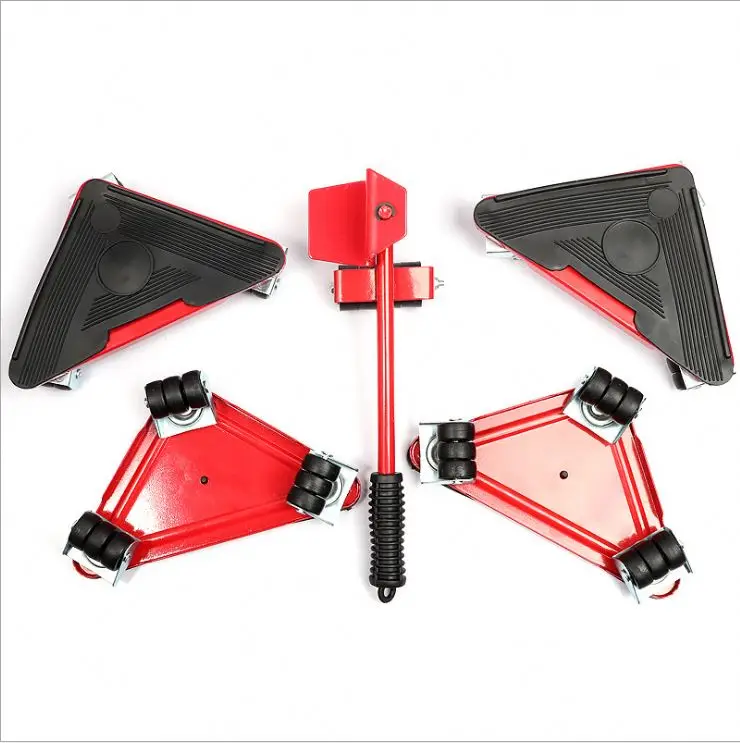 Magic Mover 5PCS Furniture Lifter Moves Wheels Mover Sliders Kit 660 Lbs Home Moving System