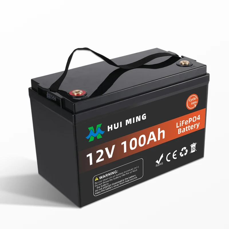 Manufacturer High Quality Lithium Solar Battery 12v 100ah 12 v 24v 200ah 300ah Lifepo4 With Smart BMS