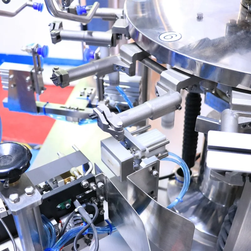 Fully automatic pet food packaging machine 8 station zipper bag filling sealing machine