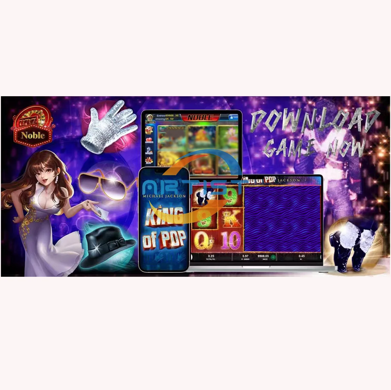 Most Popular Fish Online Game Noble Gameroom Mafia Cash Machine Lucky Star Support Customized Game