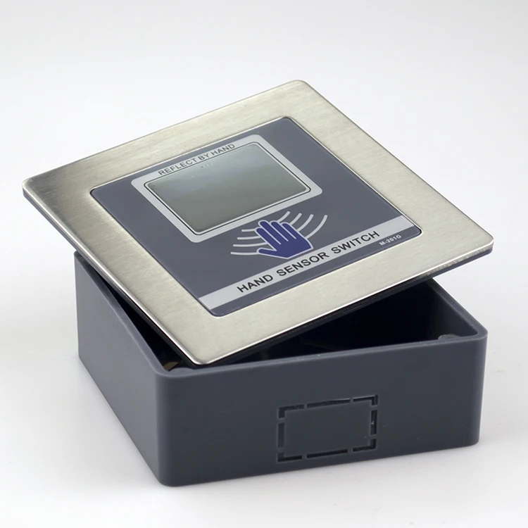 oredy commercial frameless automatic sliding door system parts hand wave sensor switch