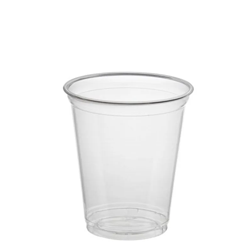 Disposable PET Cup Logo Printed Coffee and Drink Plastic Cup U Shape 12 16 20 24oz PP PET Clear Disposable Plastic Cup With Lids