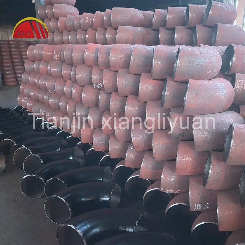 Mild Carbon Steel Fitting 90 180 ASTM A234 WPB CS Pipe Elbows 325mm x 10mm Forging Steel Iron Tube Elbow
