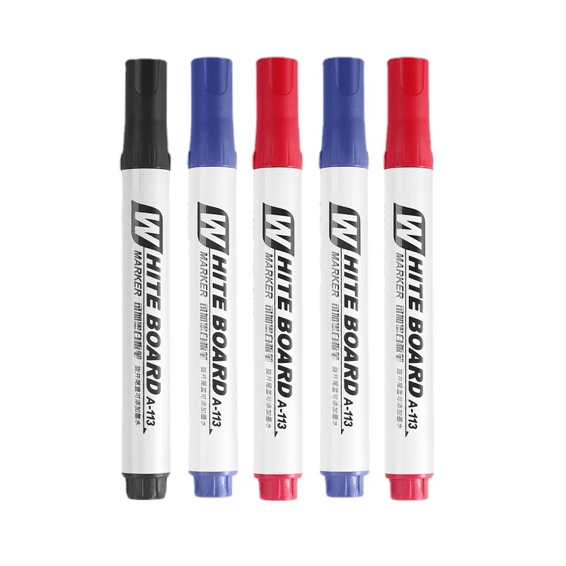 Erasable Blackboard Erasable Refill Ink Markers Red Blue Black Ink Drawing Refillable Whiteboard Marker Pen