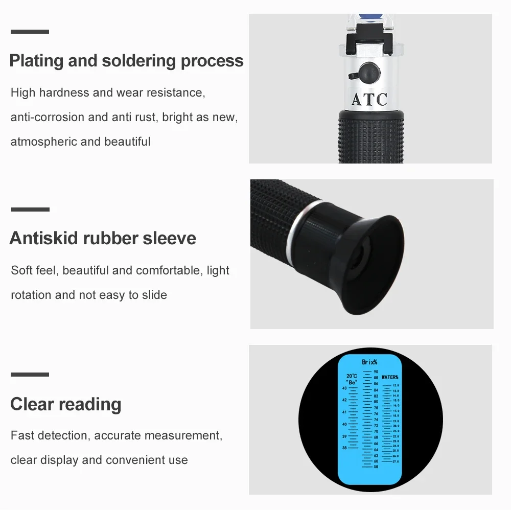 handheld brix meter refractometer with high precision for honey Digital refractometer
