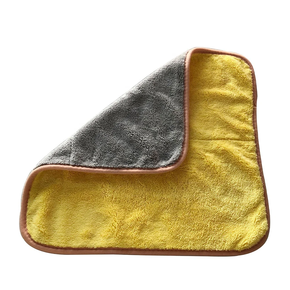
Wholesale Thick Coral Fleece Microfiber Buffing Towel For Car 