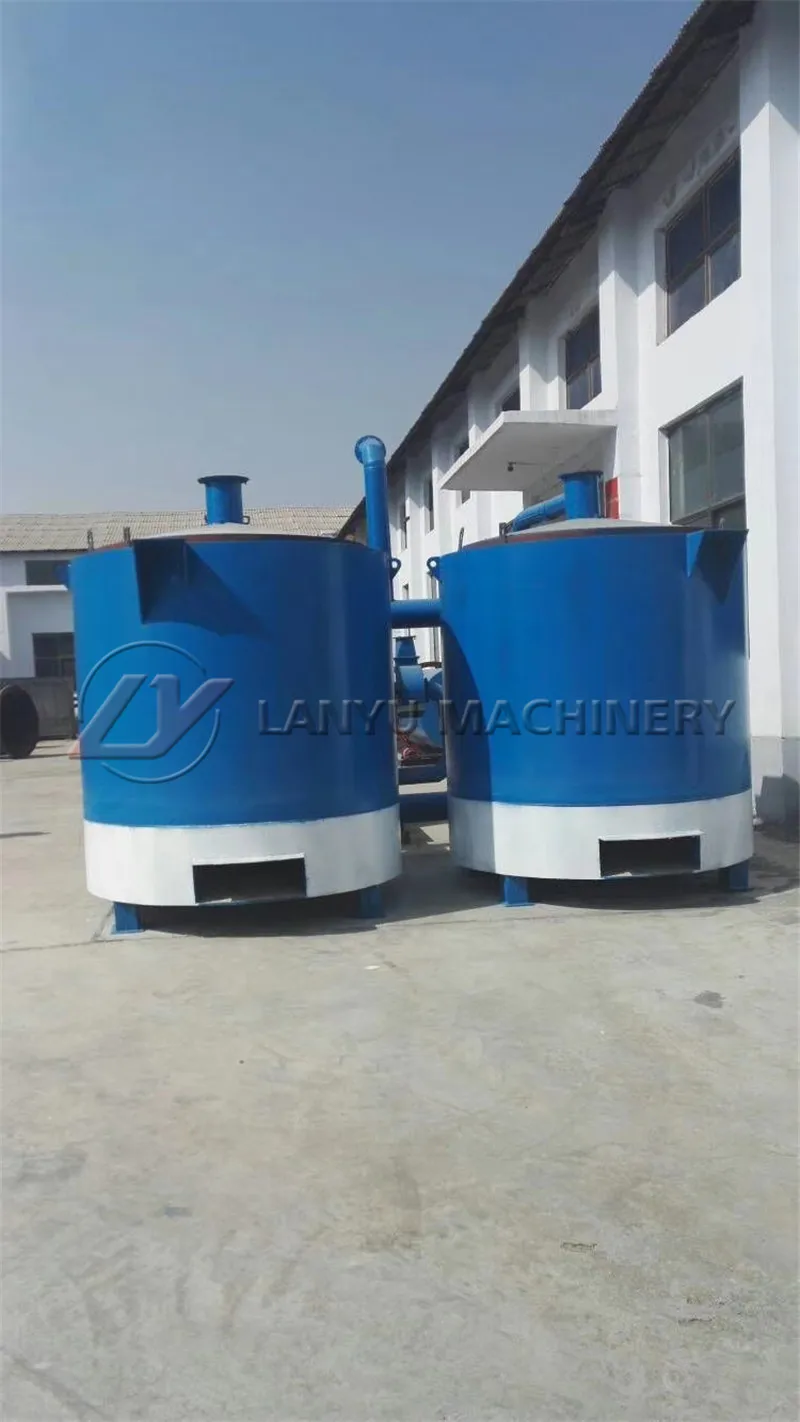 lanyu carbonising furnace/wood furnace/air flow carbonization