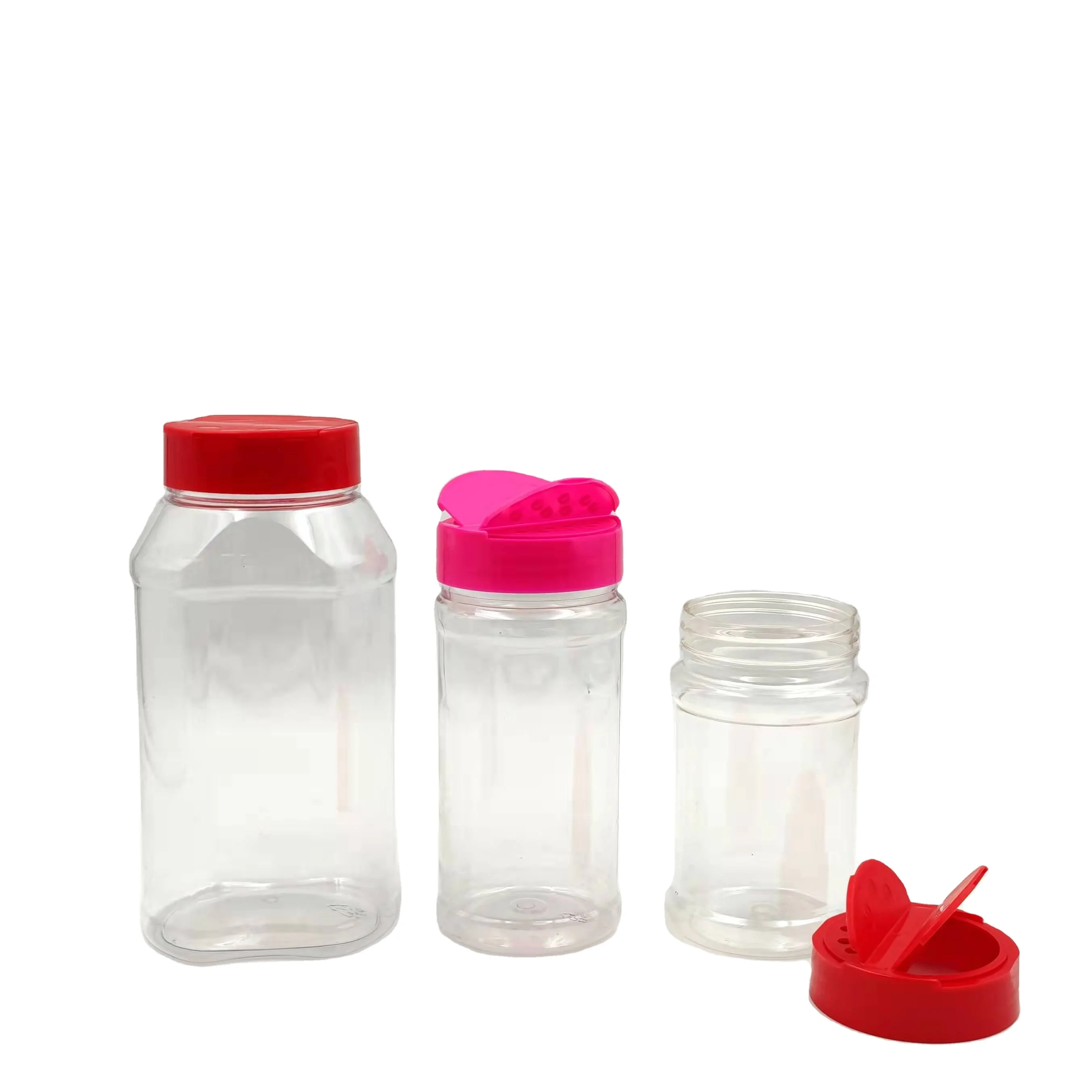 240ml 6oz 300ml 500ml 800ml 950ml plastic pet spice jar seasoning bottle pepper spice shaker bottle