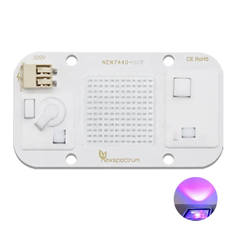 4075 Solderless Connector 4000V Surge Protect 110V 220V LED COB AC COB UV 395NM For Curing Lamp LED Chip 50w