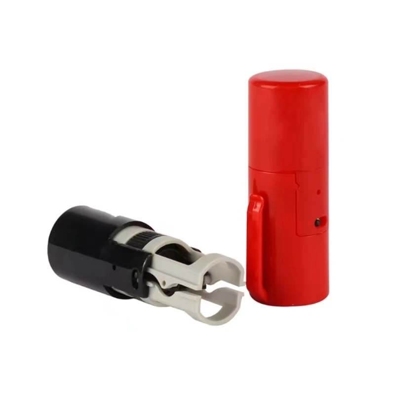 wholesale QC pass 12mm circle portable handy self inking pocket rubber stamp.