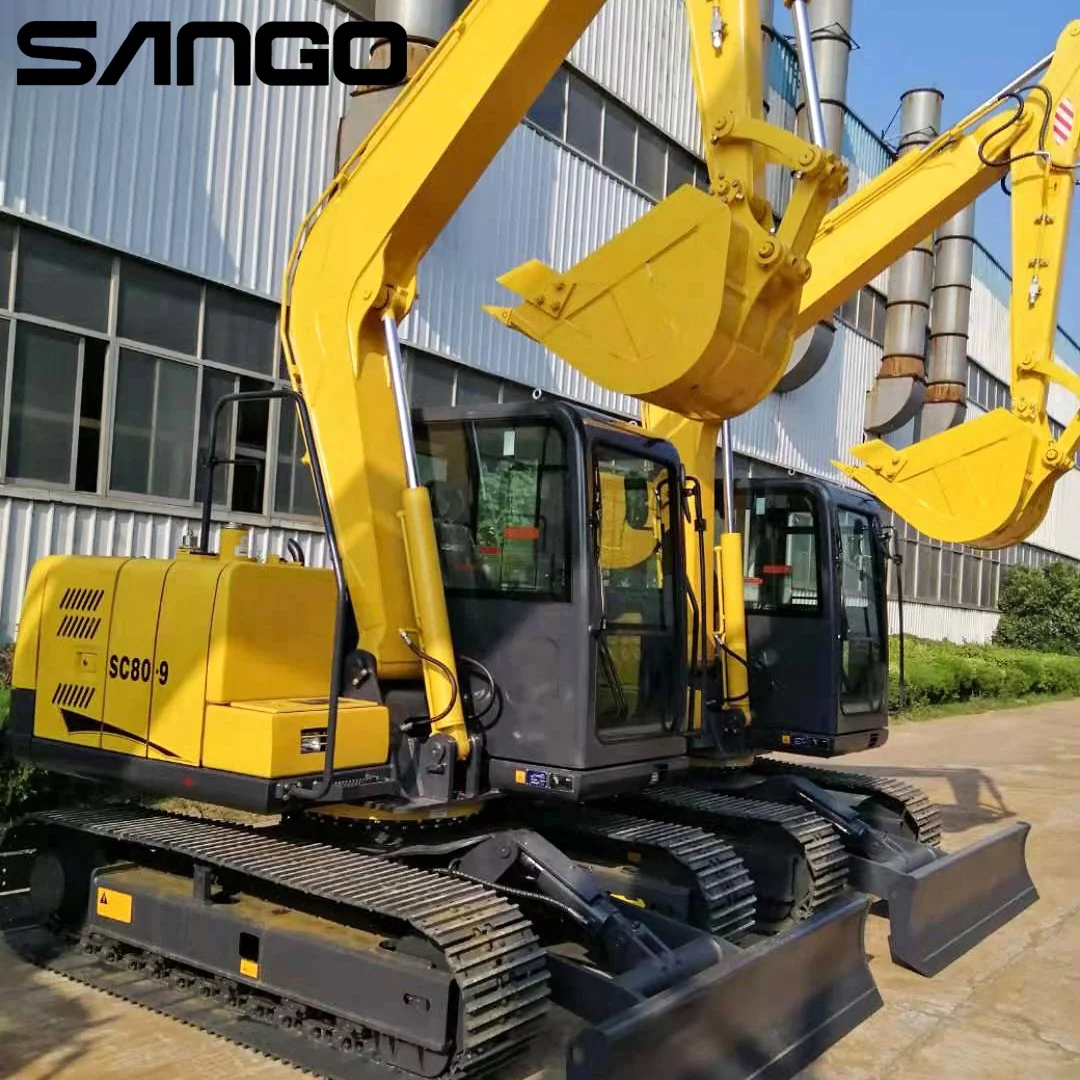 SC80.9CN  new design brand price excavator spare parts joystick 8 ton 9 ton 7 ton 6 ton amphibious for sale for malaysia