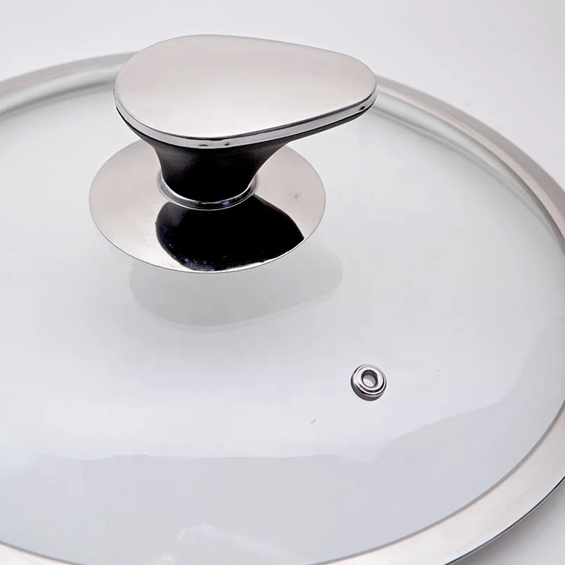 Explosion-Proof Tempered Glass Lid for Kitchen Utensils and Pot Covers Essential Cookware Parts