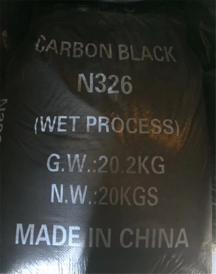 carbon black N326 for Rubber  plastic products china supplier black pigment