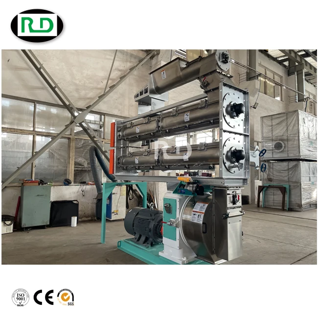 1t 2t 3t 5t 10t Highly Efficient 1-2 T/H Poultry Feed Pelletizer Machine Press For Animal Feeds
