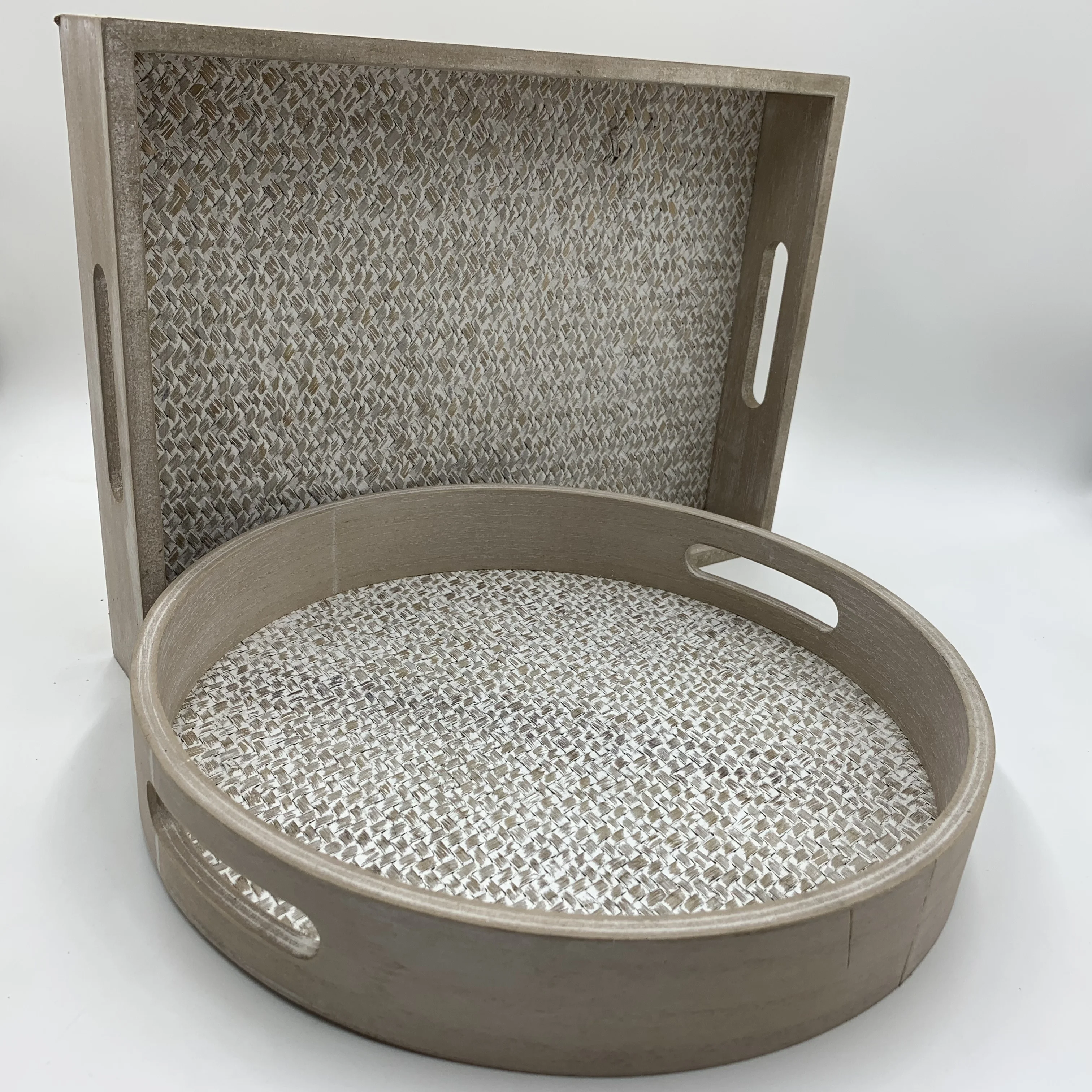 2019Wholesale Natural wood serving tray bamboo tray wood tray