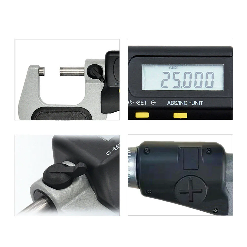 Digital Outside Micrometer 0-25mm Measuring Tool