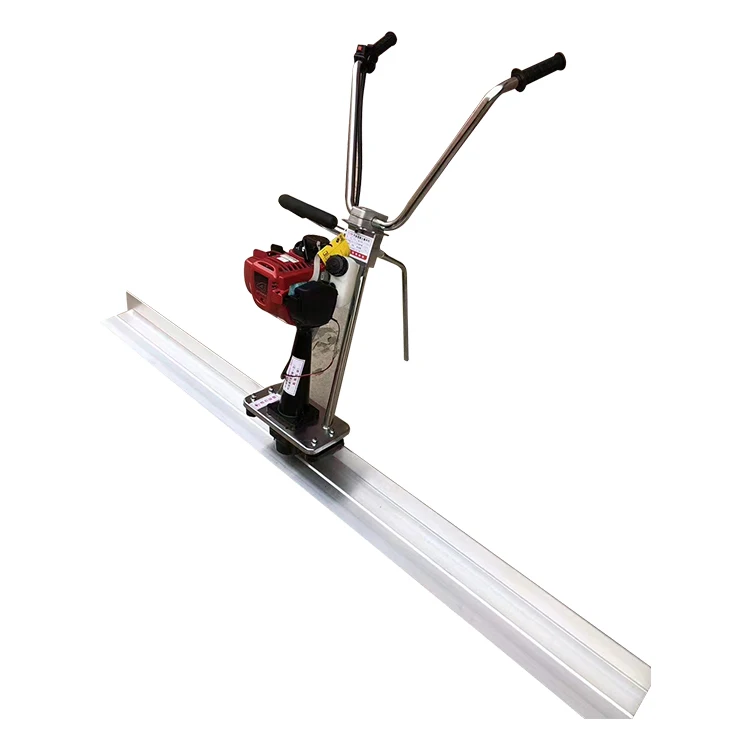 Hand-Held Gasoline Electric Vibrating Ruler For Concrete Pavement Vibrating Scraper