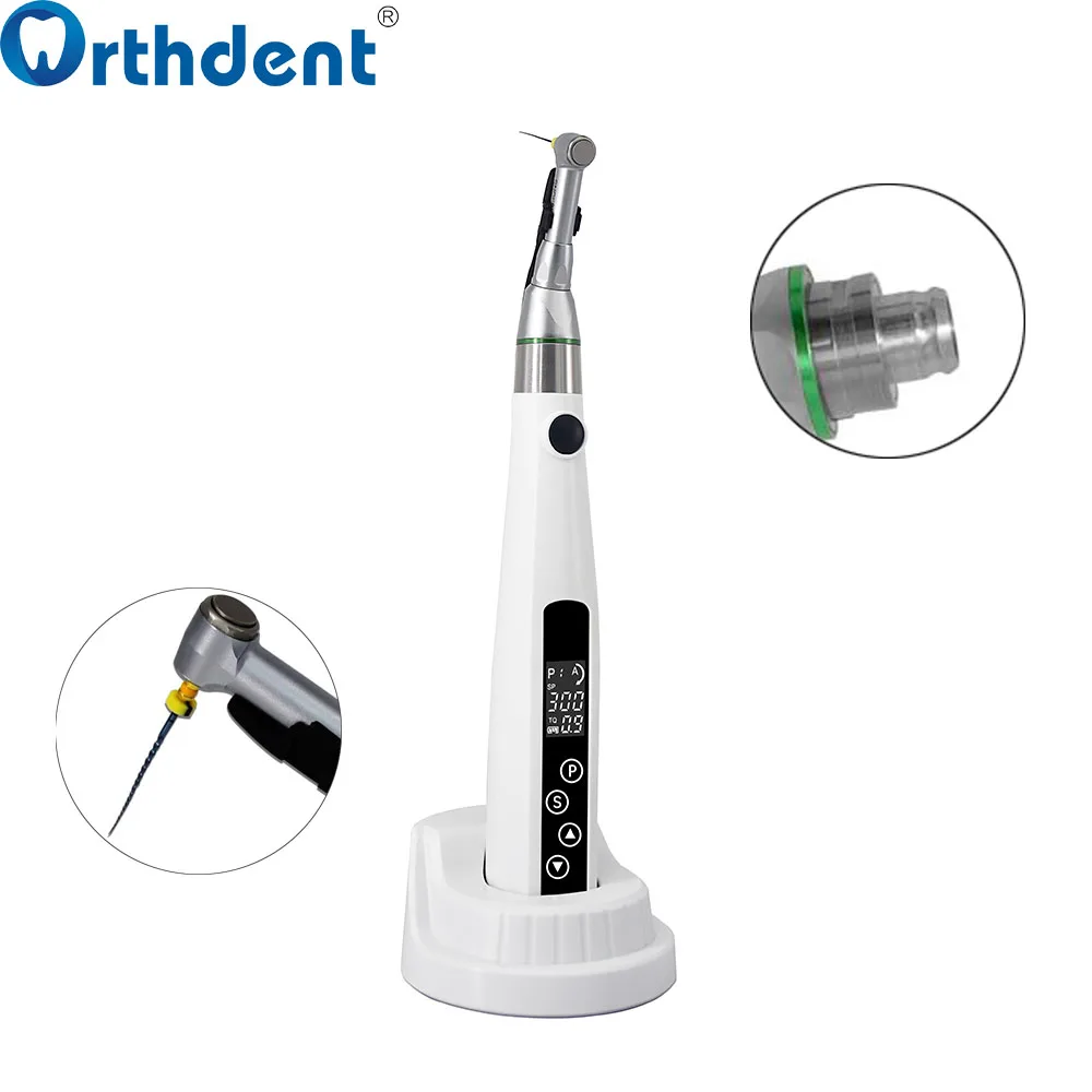 Стоматологический светодиодный беспроводной эндо-мотор с уменьшением углов, эндомотор с аплекатором, инструменты для возвратно-поступательного 16:1