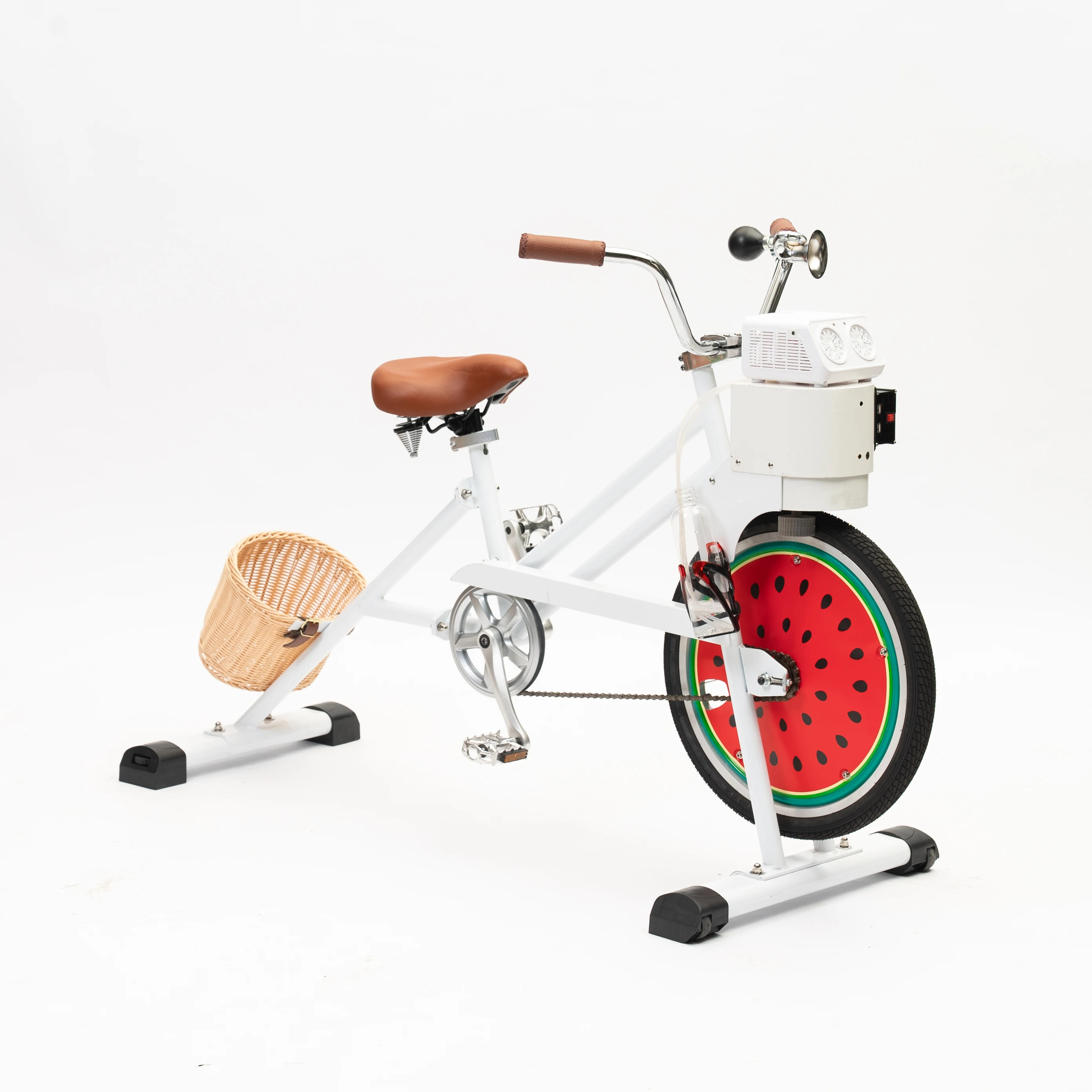 EXI aluminium bubble maker machine with bike advertisement generator chopper bicycle for kid bicycle amusement machine city bike