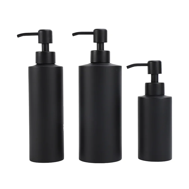 304 Stainless Steel Soap Conditioner And Shampoo Bottles Refillable With Pump For An Instant Bathroom Decor Upgrade