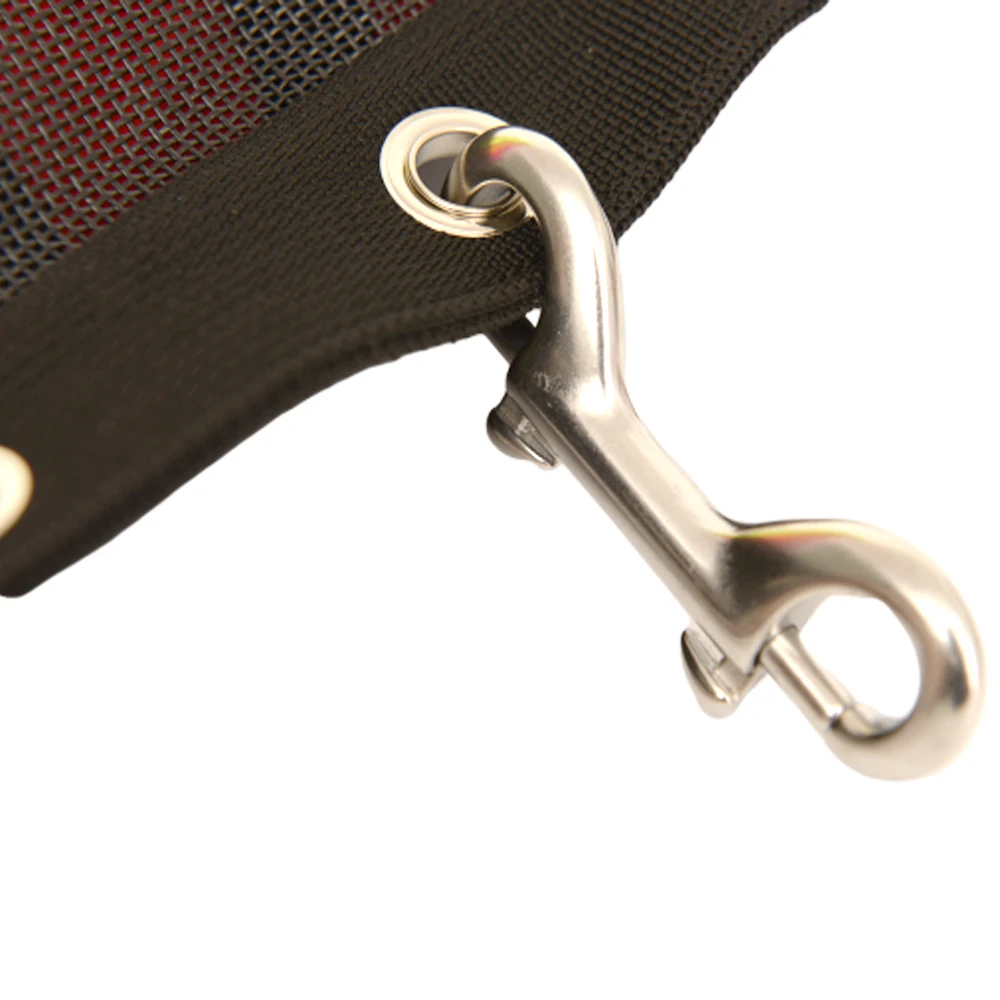 Dive Finger Spool Reel SMB Storage Gear Bag Carry Mesh Pouch for Diving Snorkeling