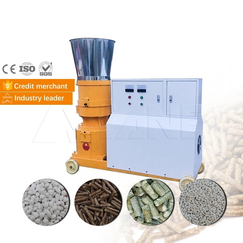 LANE Mini Chicken Manual Automatic Floating Fish Feed Pellet Machine Cattle Feed Manufacturing Machine Animal Feed Pellet Line