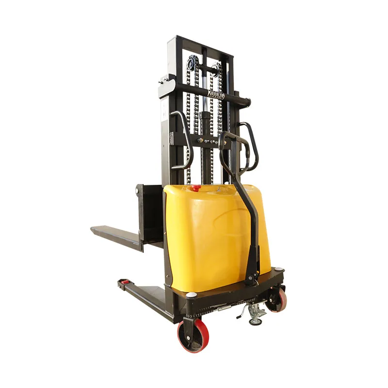 Bold Chain Semi Automatic Hydraulic Stacker Economic Lifting Forklift For Warehouse